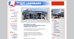 Desktop Screenshot of baustoffmarkt-lohrmann.de